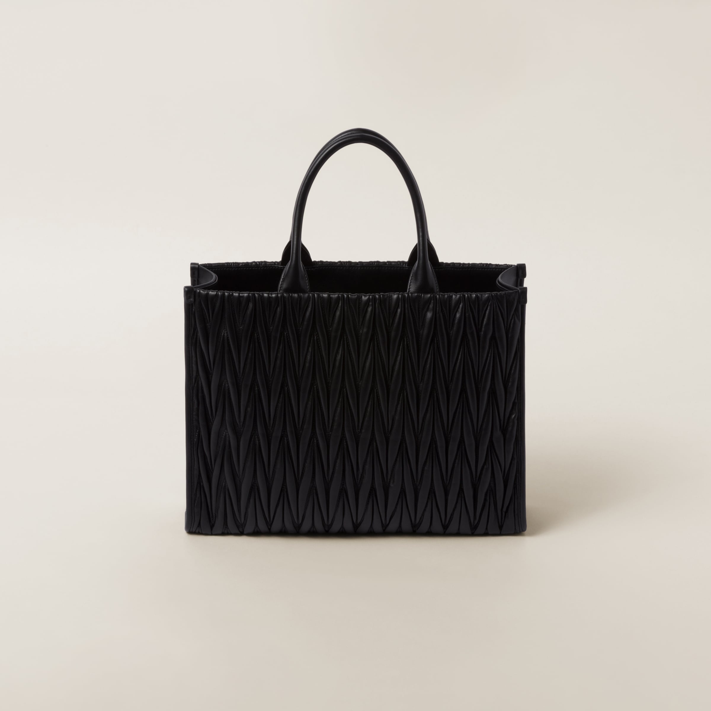 Miu Miu Matelassé nappa leather tote | REVERSIBLE