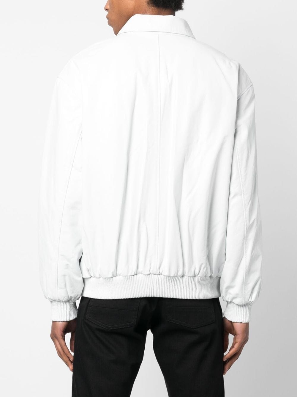 leather bomber jacket - 5