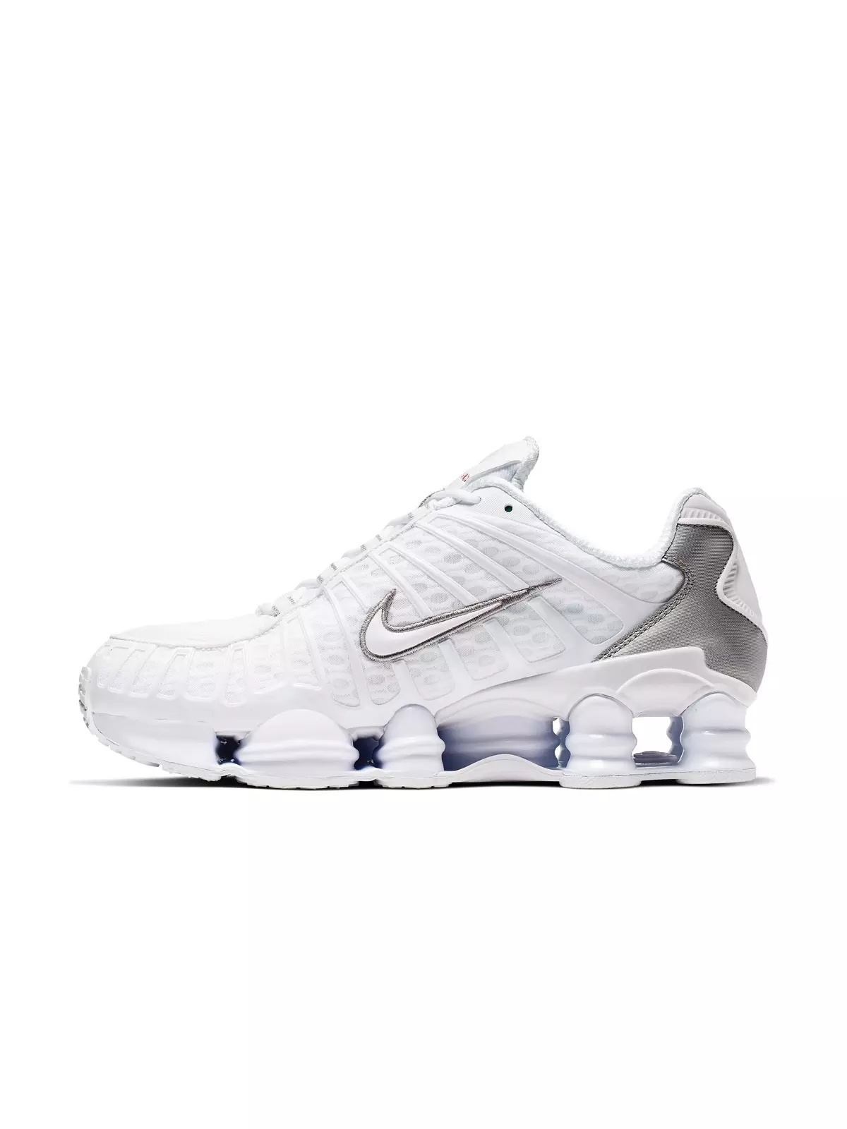 Shox TL "White/Metallic Silver/Max Orange" Men's Shoe - 4