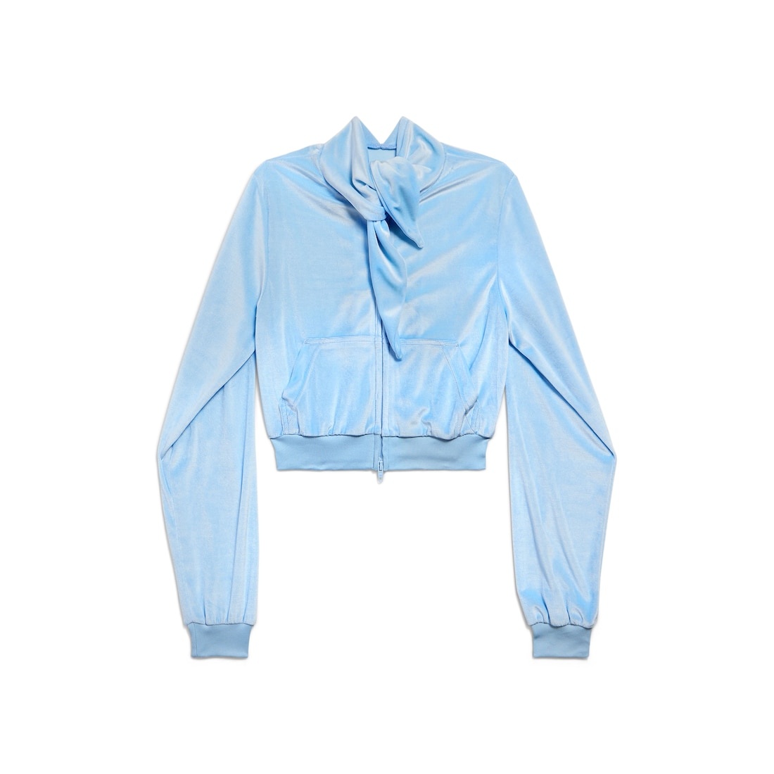 Women's Back To Front Top in Sky Blue - 6