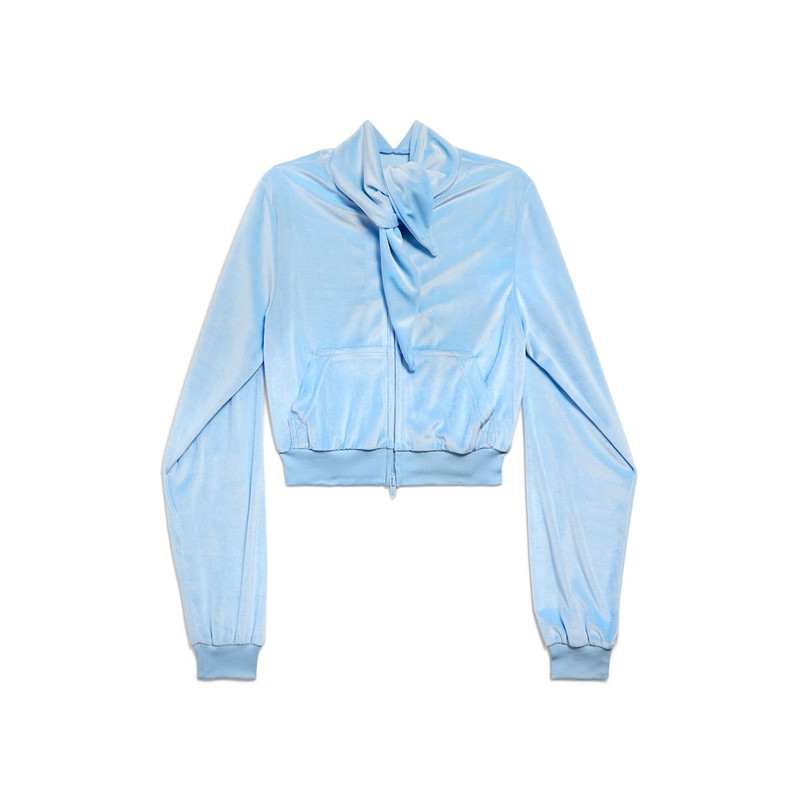 Women's Back To Front Top in Sky Blue 6