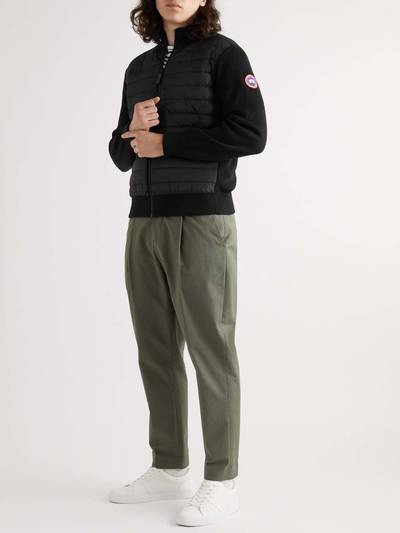 Canada Goose HyBridge Slim-Fit Quilted Down Nylon and Wool Jacket outlook