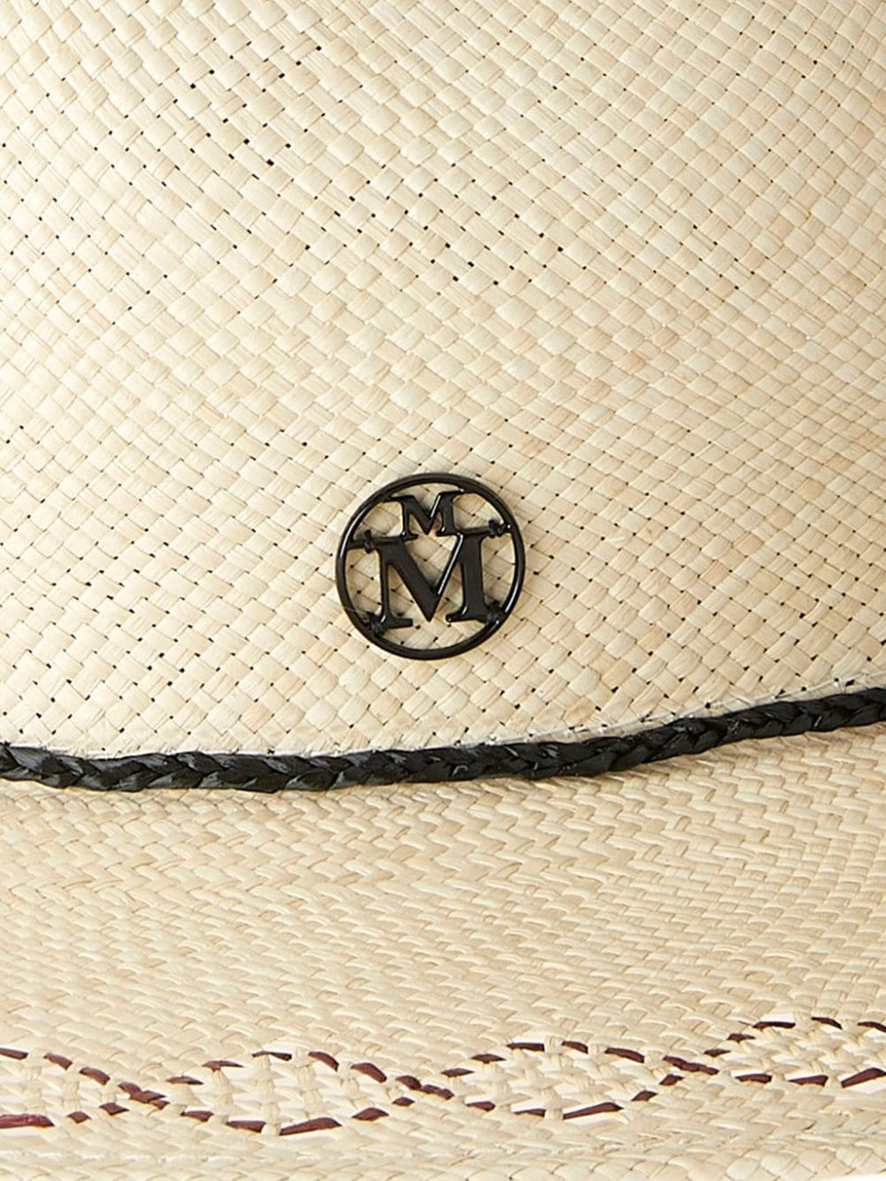 MAISON MICHEL Kyra straw fedora outlook