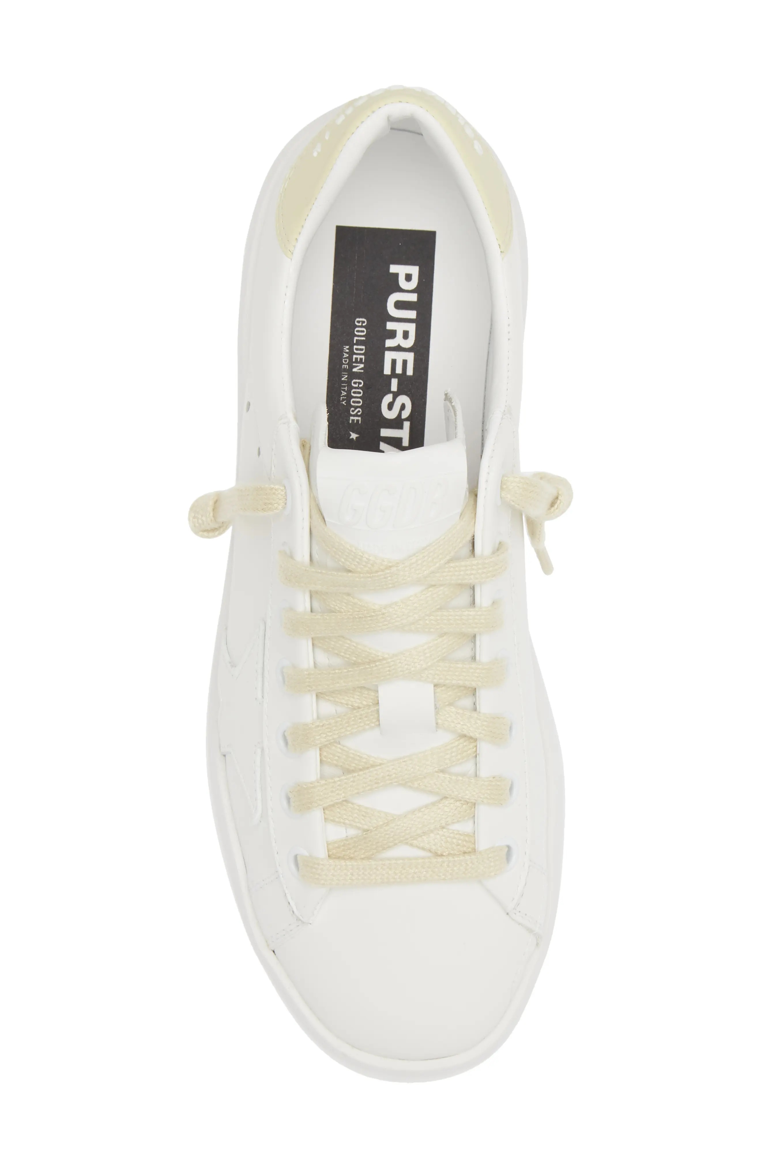 Purestar Low Top Sneaker in White/Yellow - 5