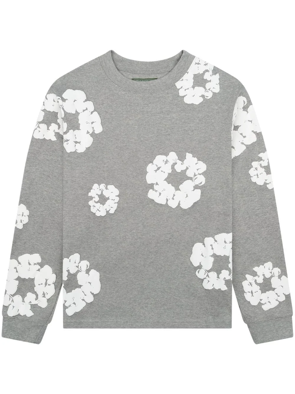wreath long sleeve T-shirt - 1