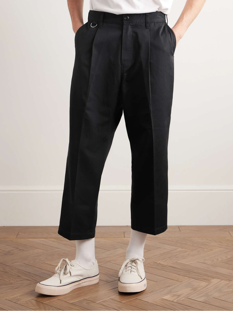 + Dickies® Straight-Leg Cropped Pleated Twill Trousers 4