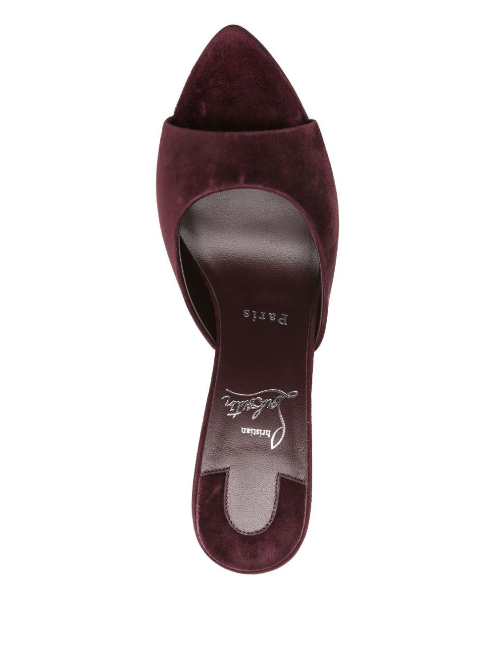 100mm open-toe stiletto sandals - 4
