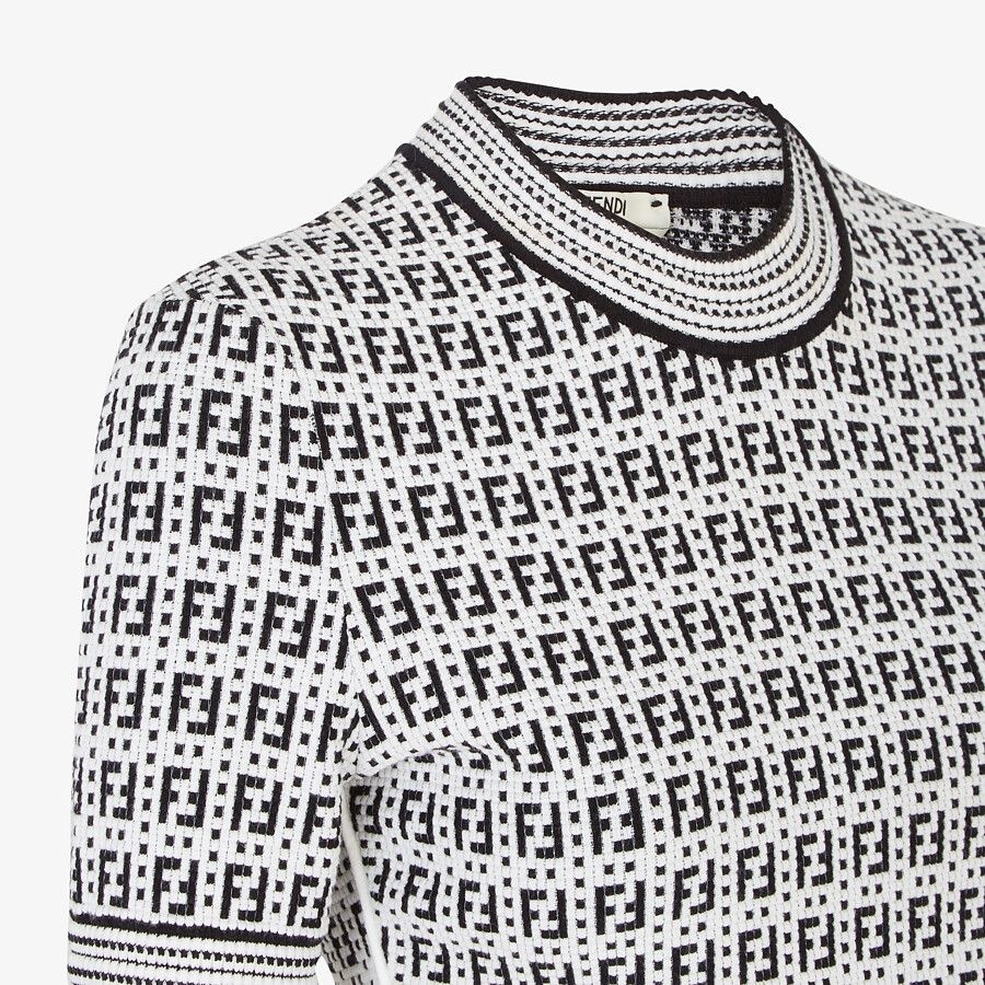 White viscose sweater - 3