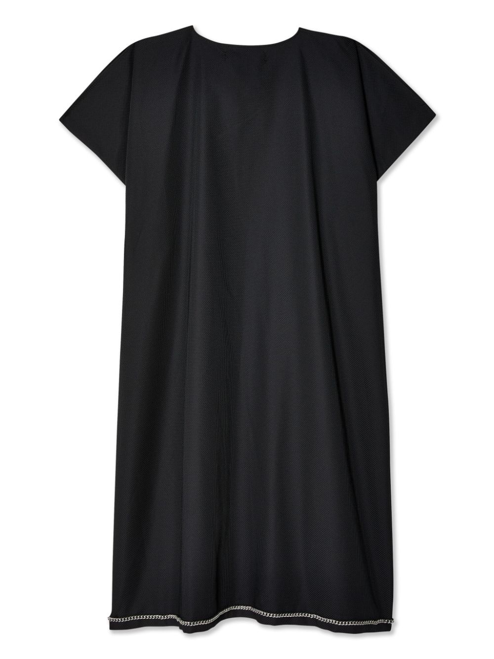 chain-trim T-shirt minidress - 2