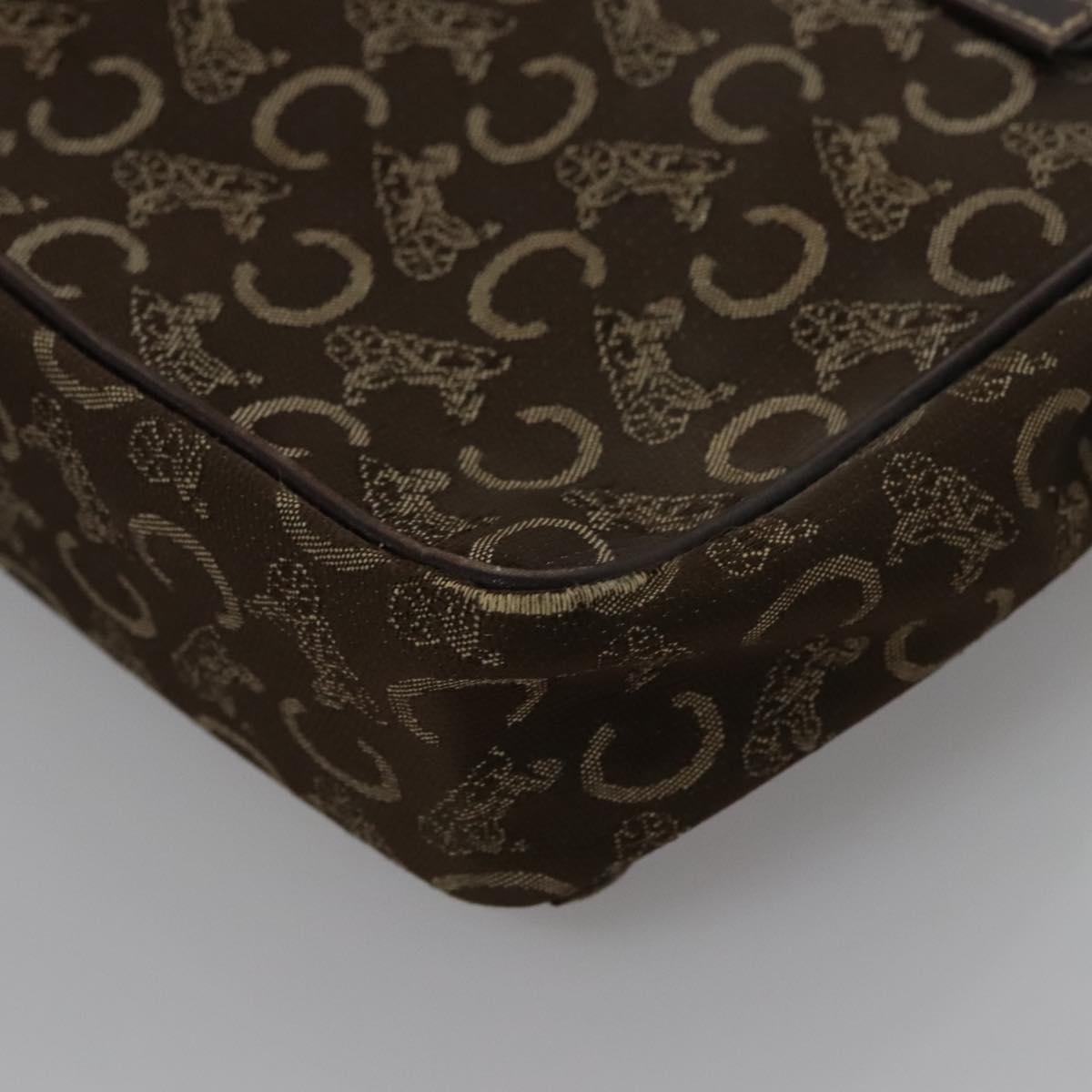 CELINE C Sulky Hand Bag Canvas Brown - 16