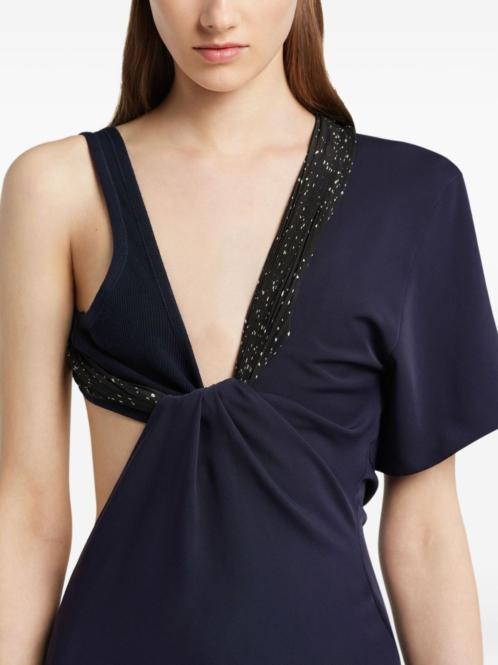 asymmetrical twist dress - 5