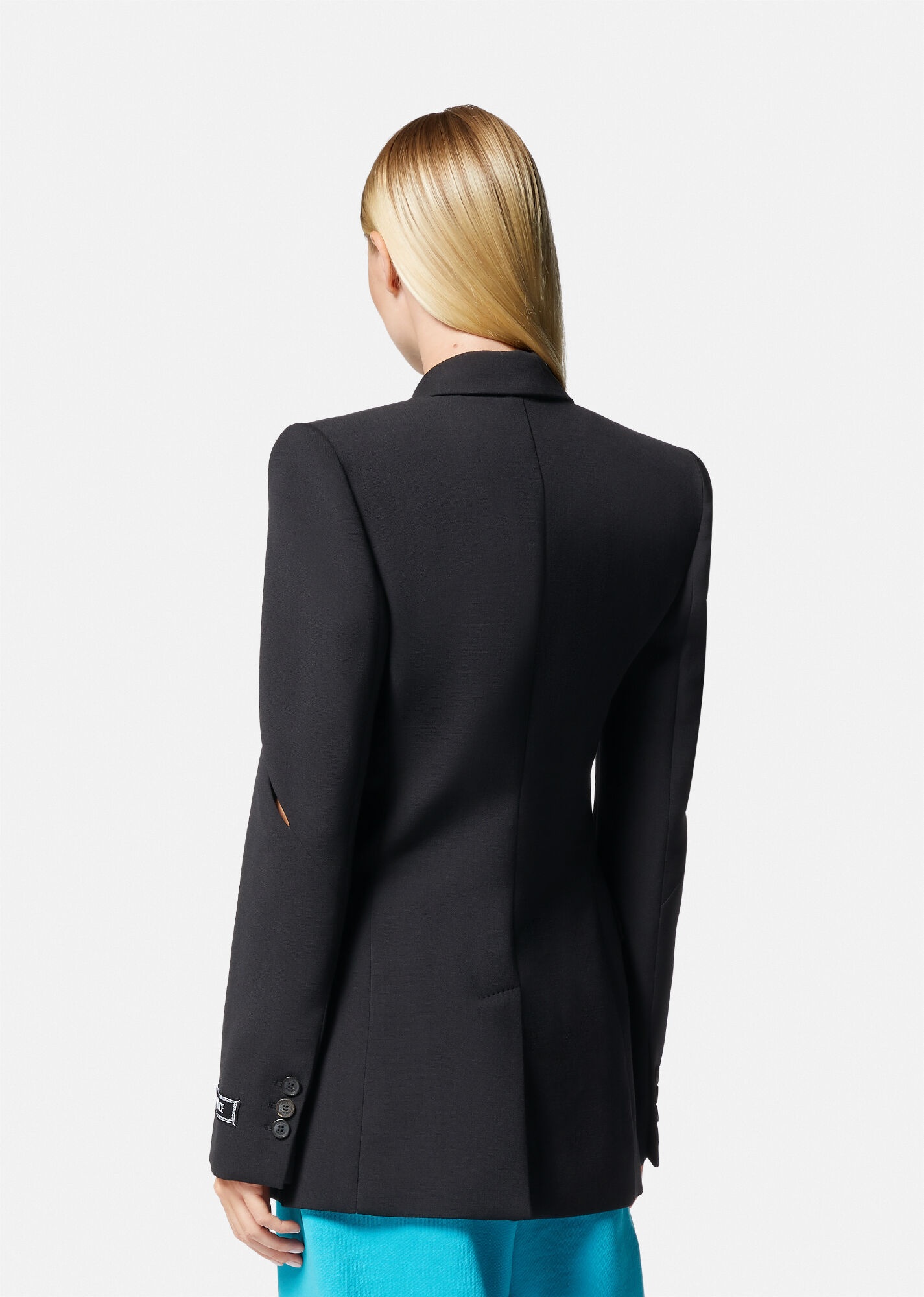 Slashed Single-Breasted Blazer - 4