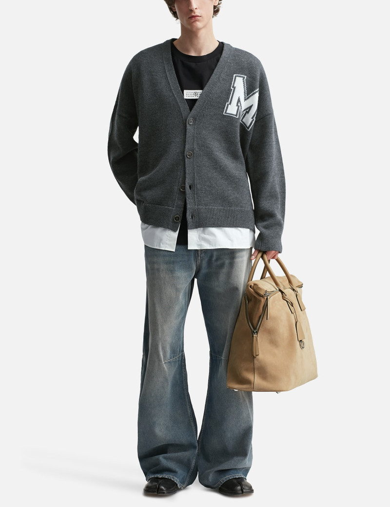 MM6 Maison Margiela TWO-IN-ONE KNIT CARDIGAN outlook