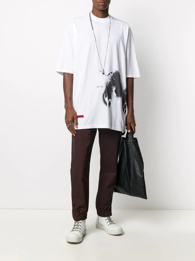 Rick Owens DRKSHDW oversized graphic T-shirt outlook