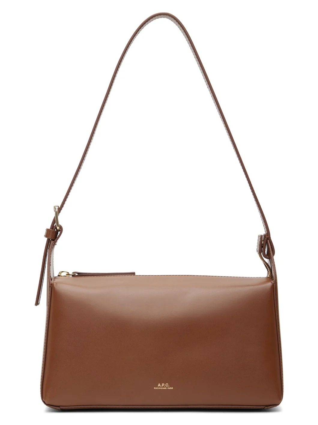 Tan Virginie Baguette Bag - 1