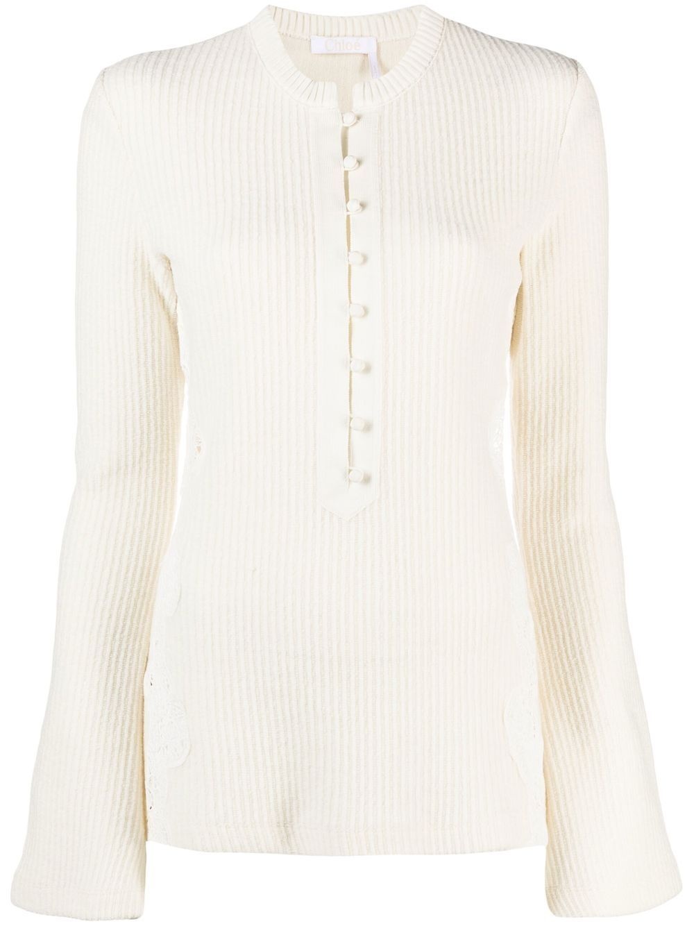 Embroidered wool jumper - 1