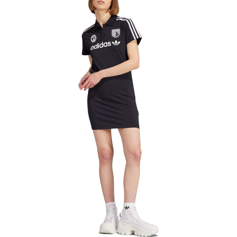 adidas (WMNS) adidas Football Dress Asia Sizing 'Black' IR9788 outlook