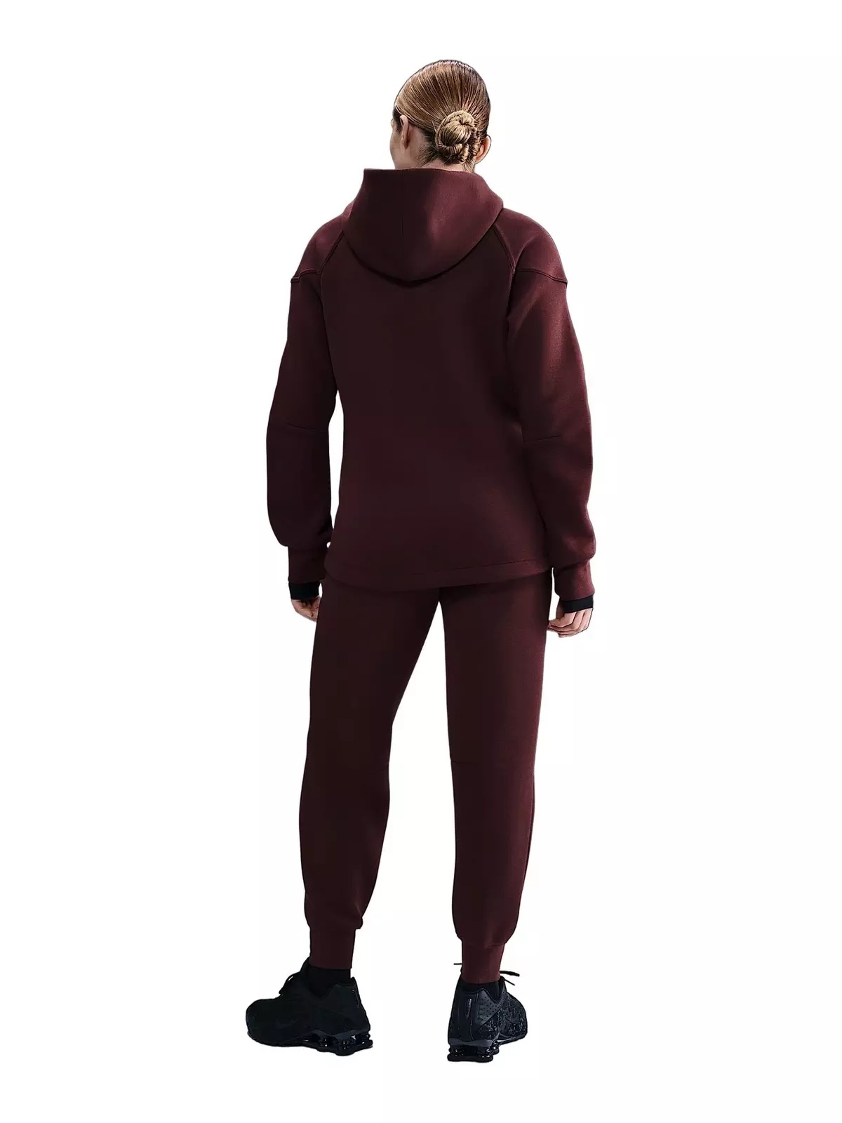 Women's Sportswear Tech Fleece Windrunner Full-Zip Jacket -Burgundy - 5