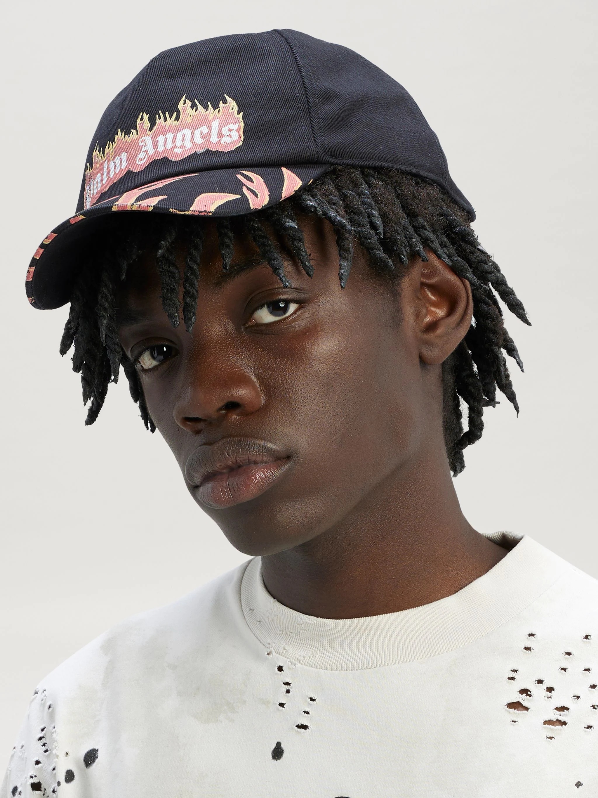 BURNING LOGO BASEBALL CAP - 2