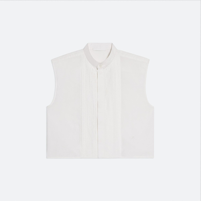 SLEEVELESS TUXEDO SHIRT 1