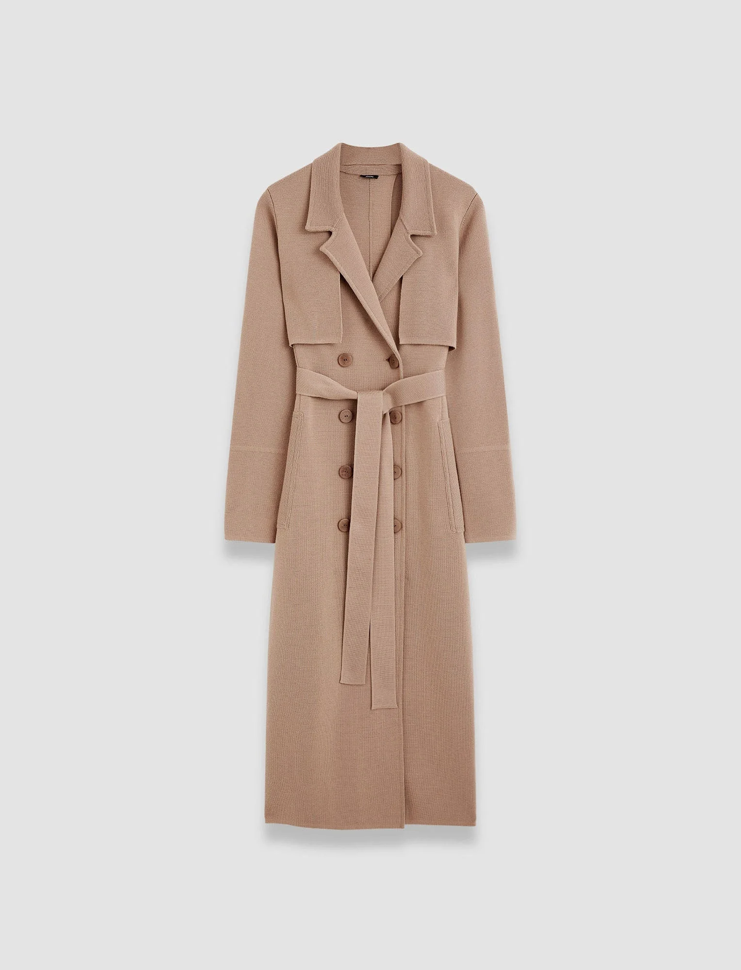 Milano Knitted Wool Coat - 1