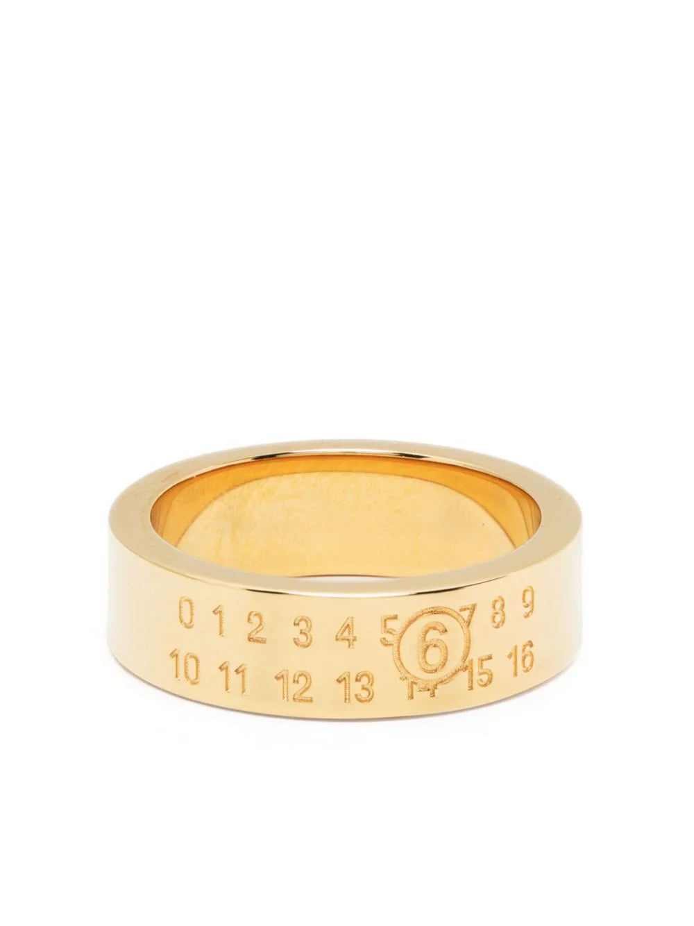 MM6 WIDE RING (GOLD) - 1