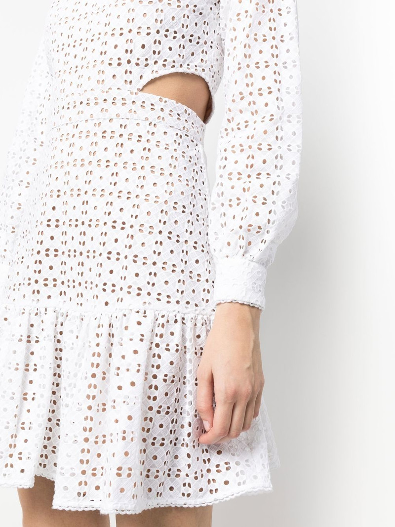floral eyelet cut-out dress 5