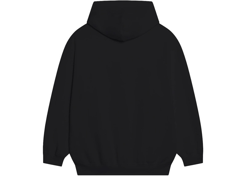 BALENCIAGA Balenciaga Languages Medium Fit Hoodie Black Multi outlook