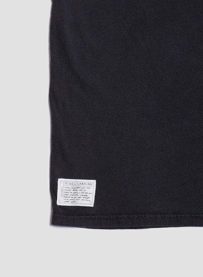 Nigel Cabourn Classic Relaxed Fit Tee in Stone Wash Black outlook