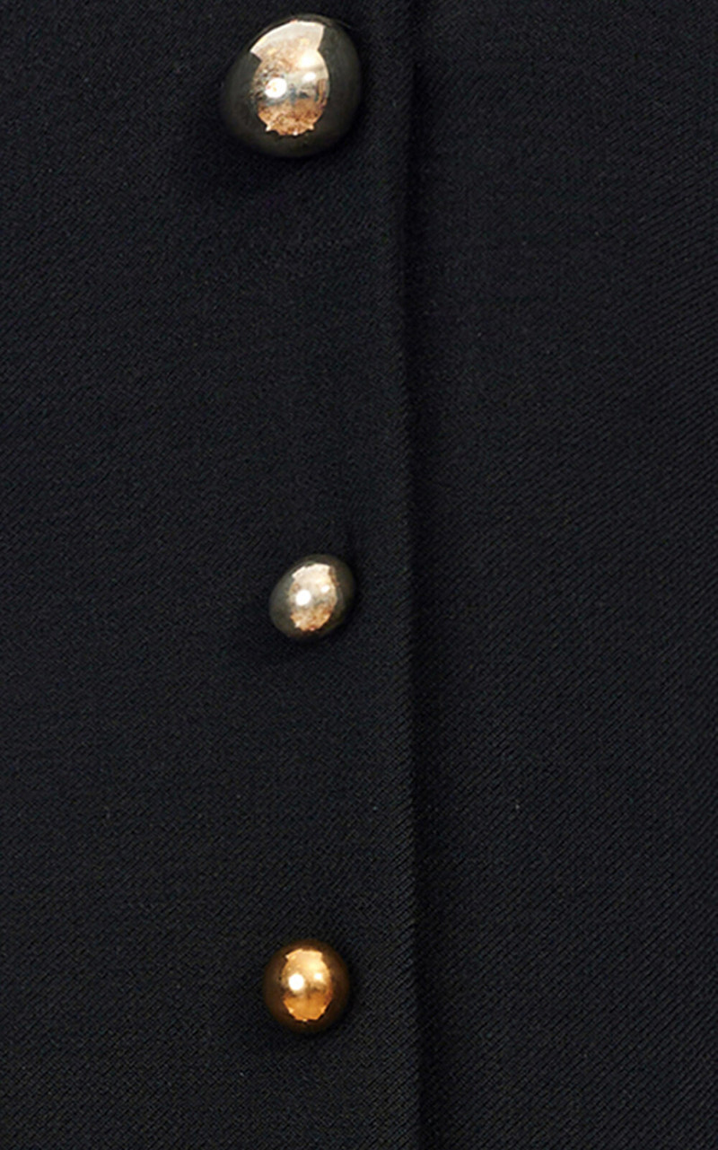 Embellished Fitted Shirt black 8