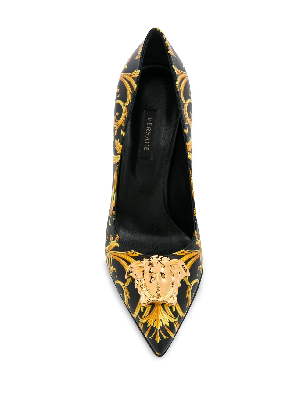 Baroque print Medusa pumps - 4