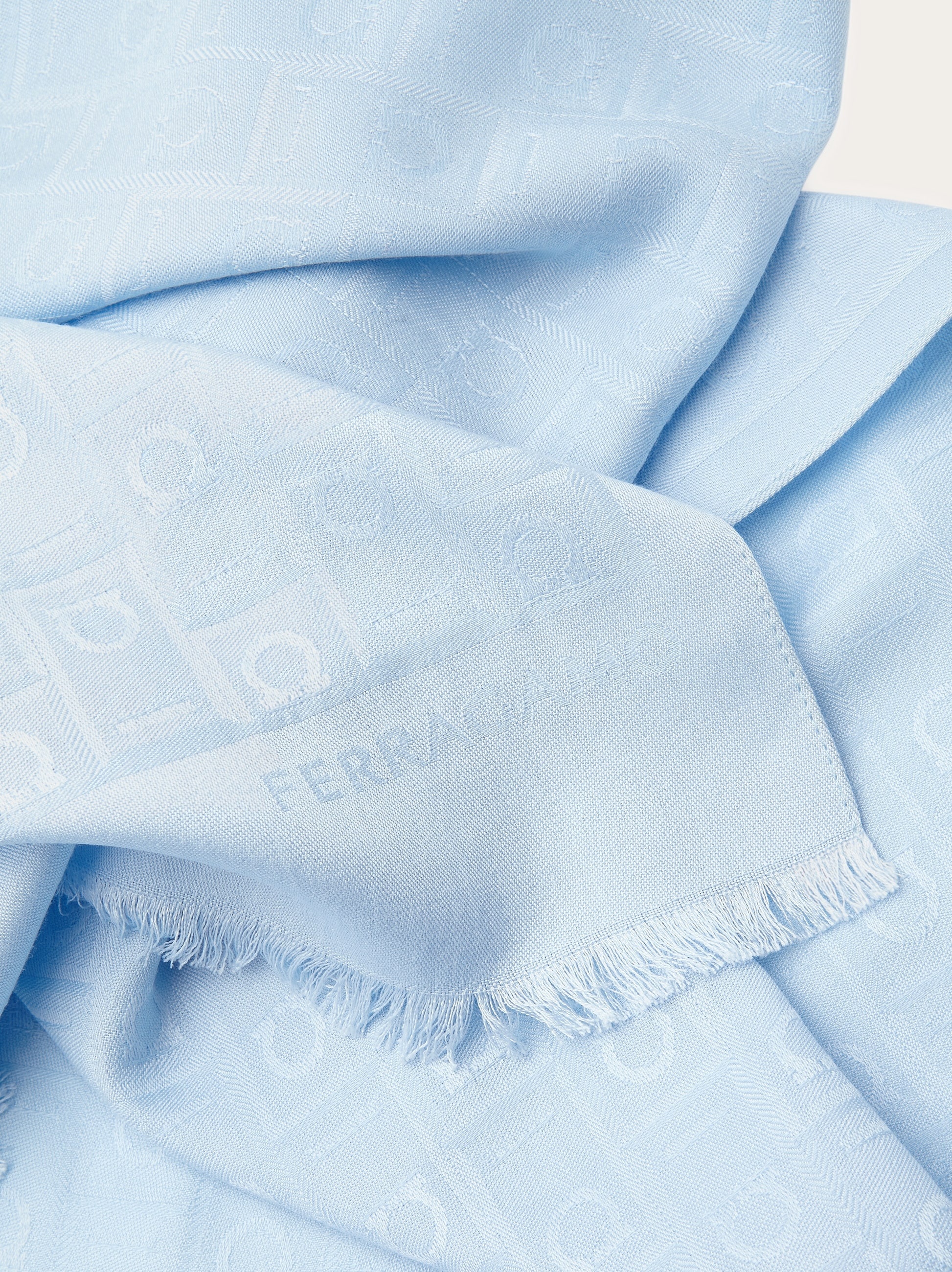 Ferragamo Monogram jacquard stole 2