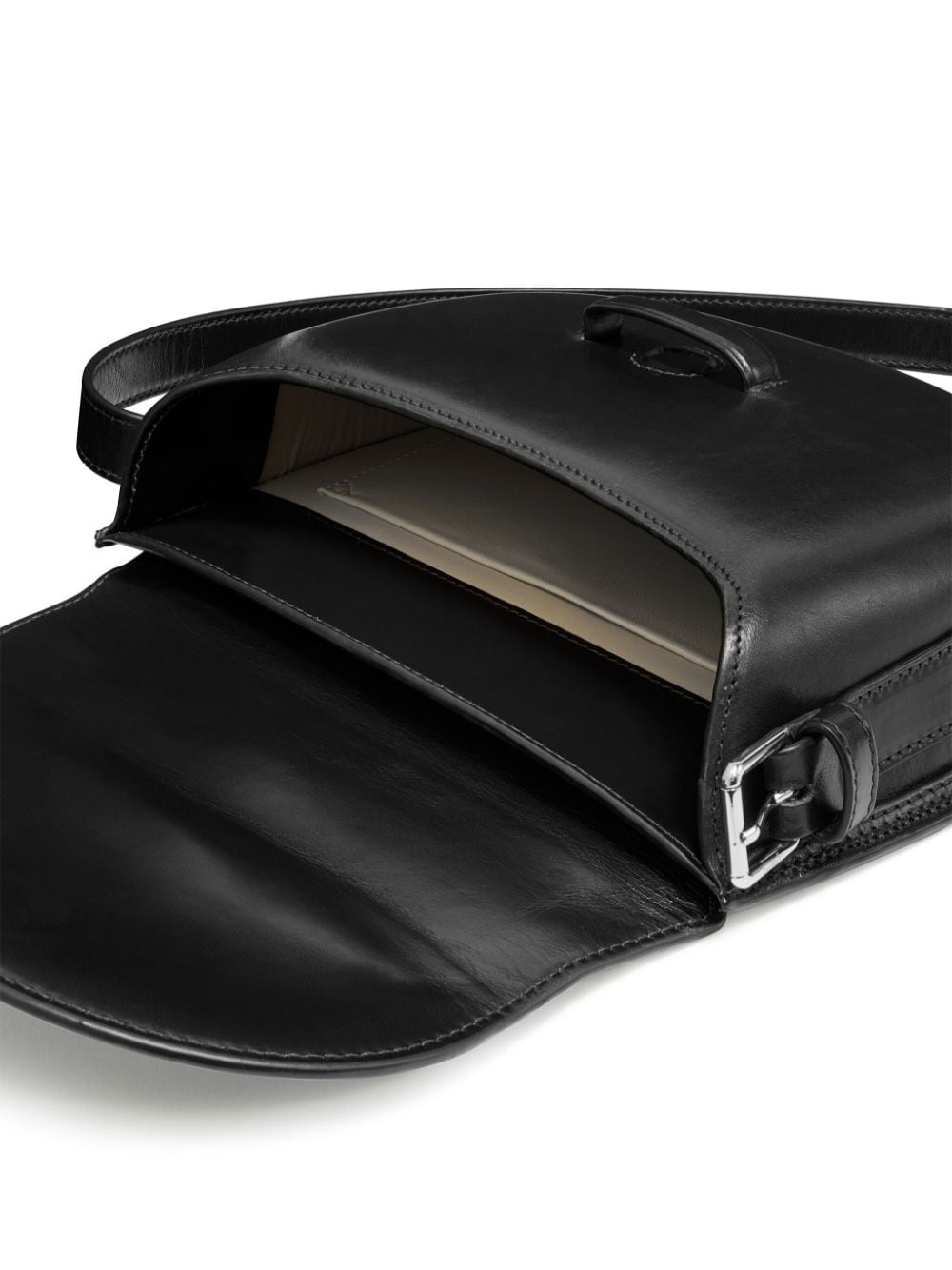 Cartridge leather shoulder bag - 3