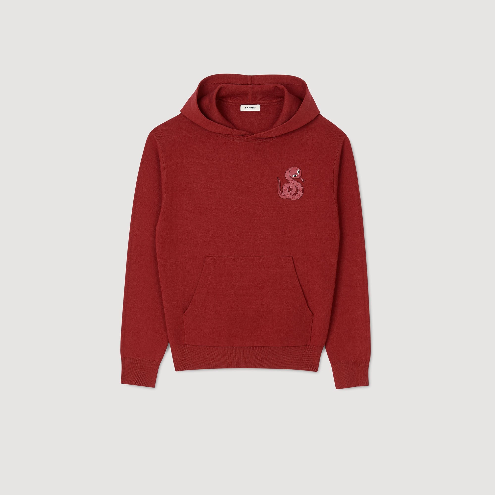 KNIT SWEATSHIRT WITH SNAKE DETAIL - 6