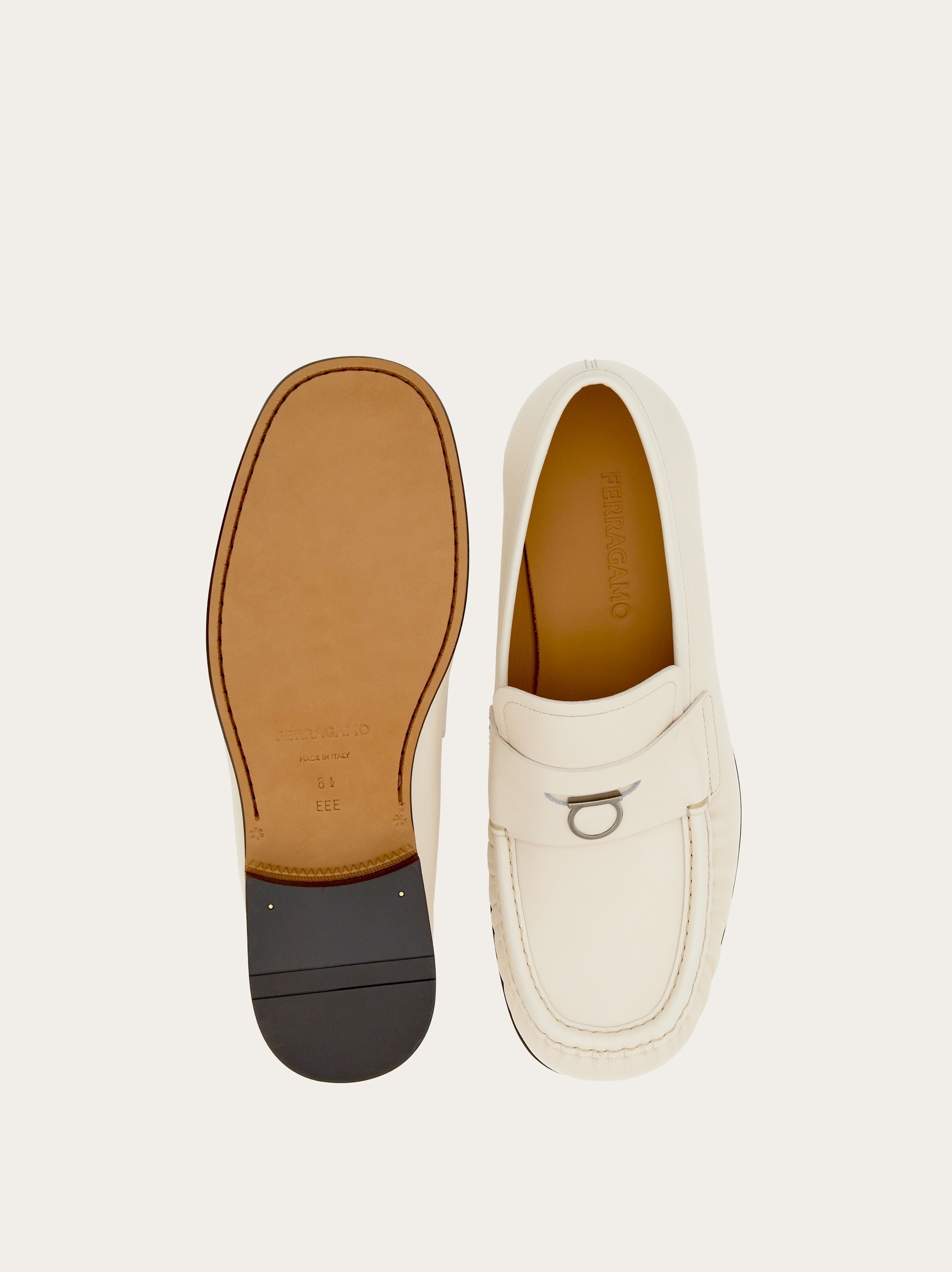 Penny loafer with Gancini ornament - 5