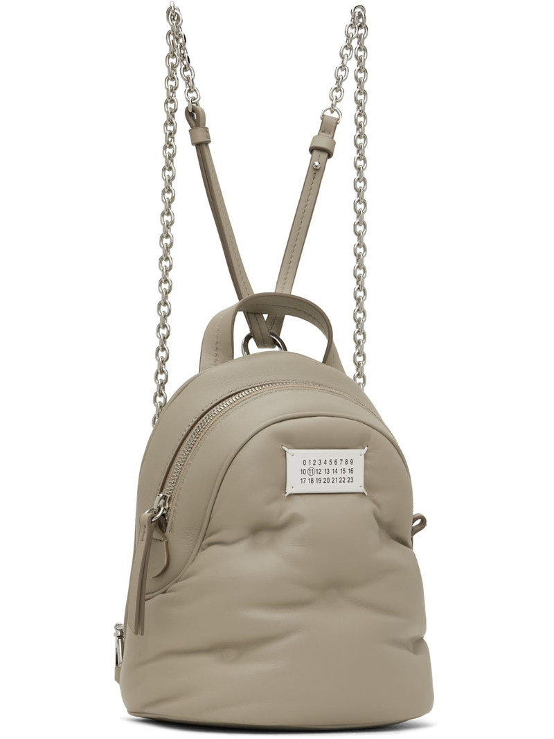 Maison Margiela Taupe Glam Slam Backpack outlook