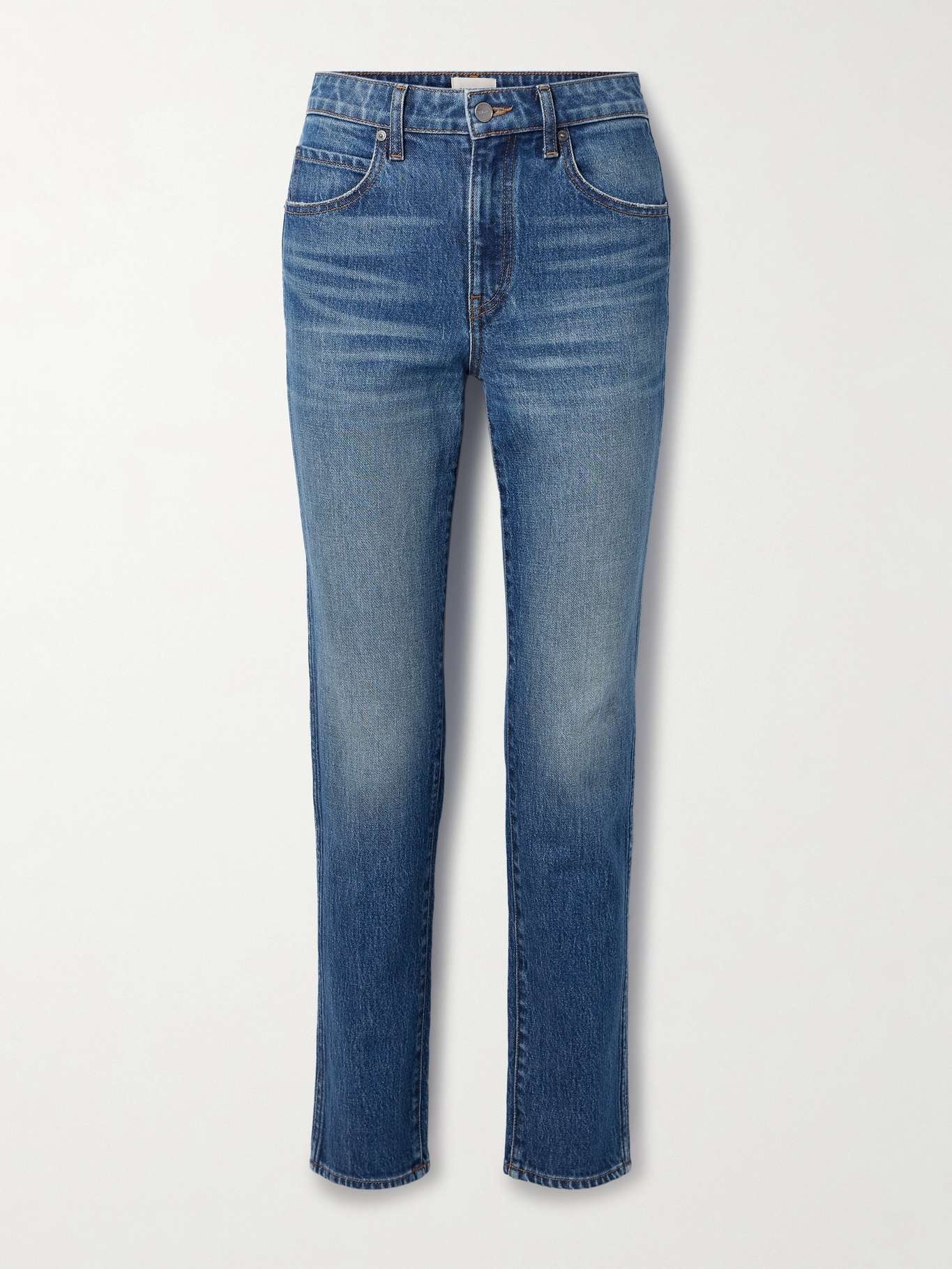 Viv high-rise slim-leg jeans Mid denim - 1