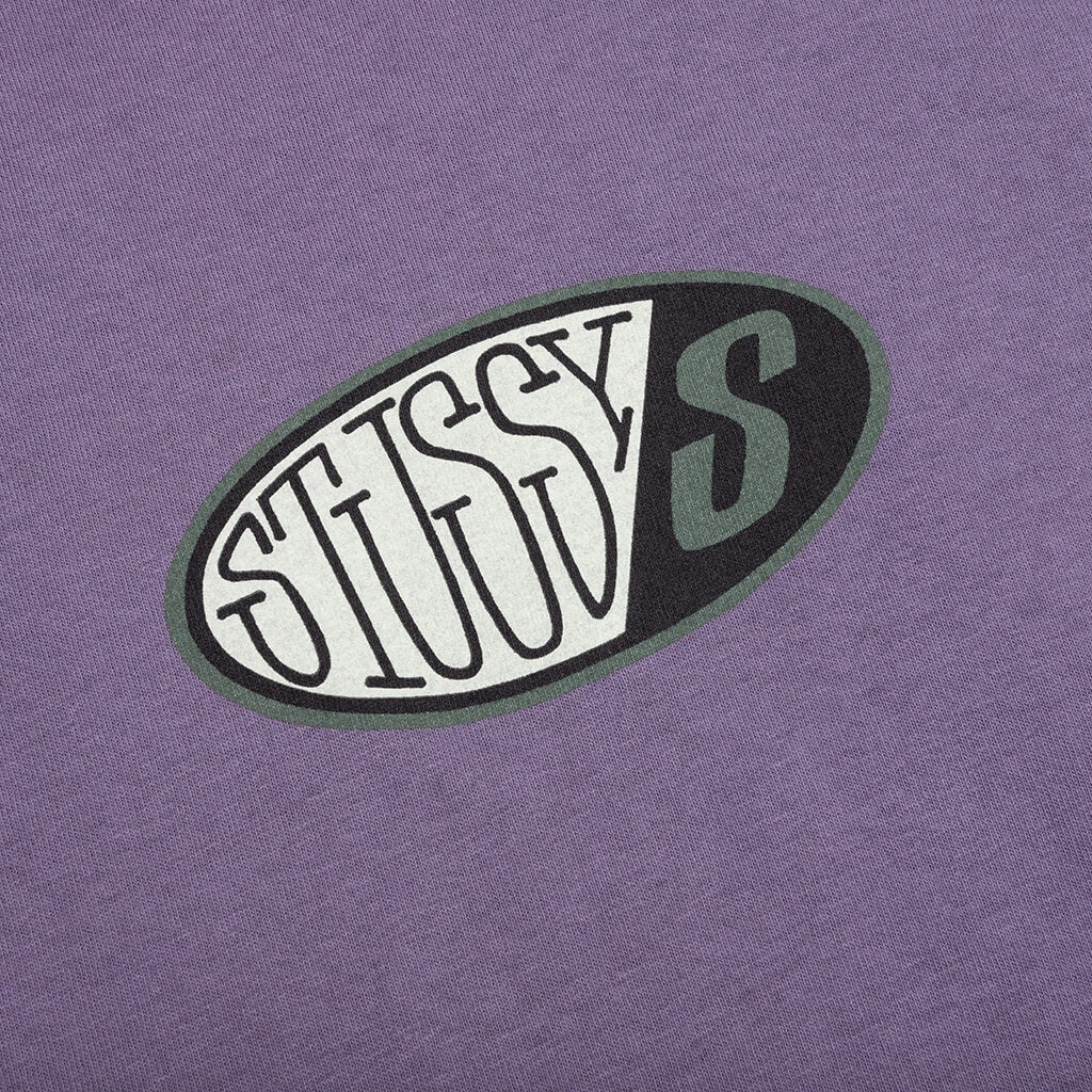 PITSTOP PIGMENT DYED TEE - GRAPE - 4