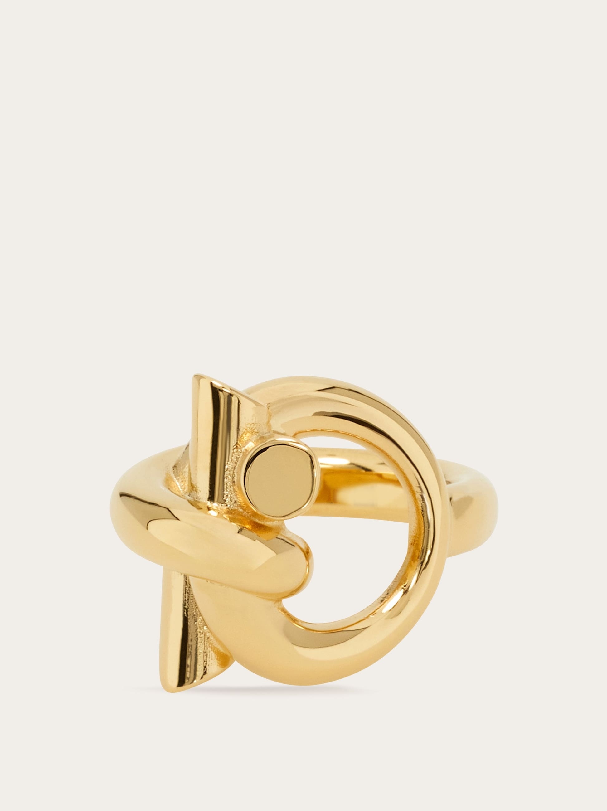 めぐ♡R4mama FERRAGAMO Ring with Gancini - Size 52 | REVERSIBLE