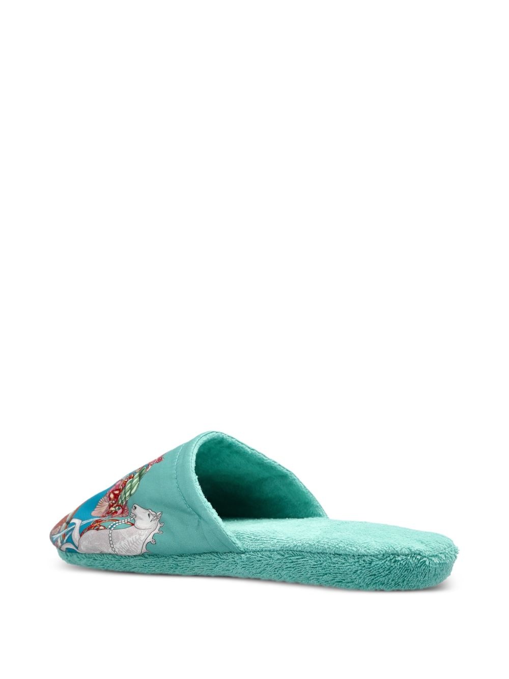 printed slip-on slippers - 3