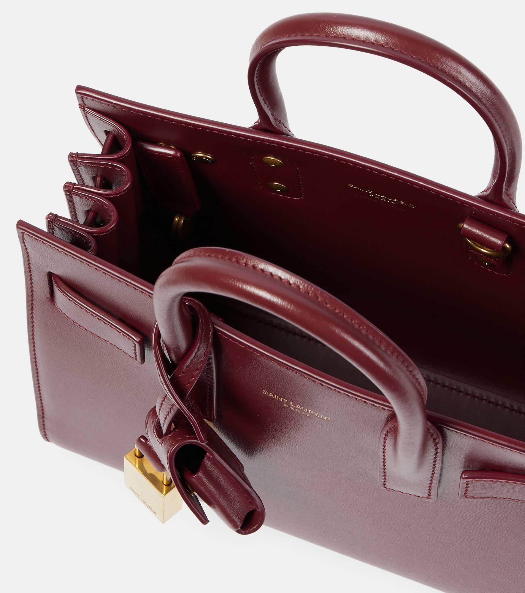 Sac De Jour Nano leather tote bag - 3