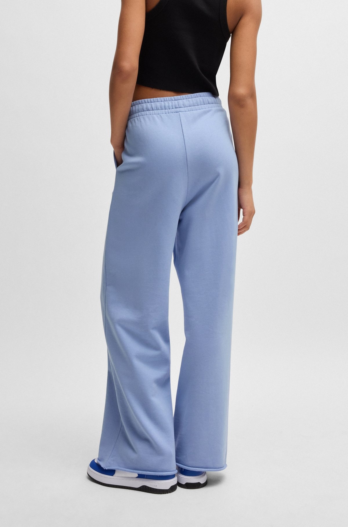RELAXED-FIT TRACKSUIT BOTTOMS WITH LOGO PRINT - 4