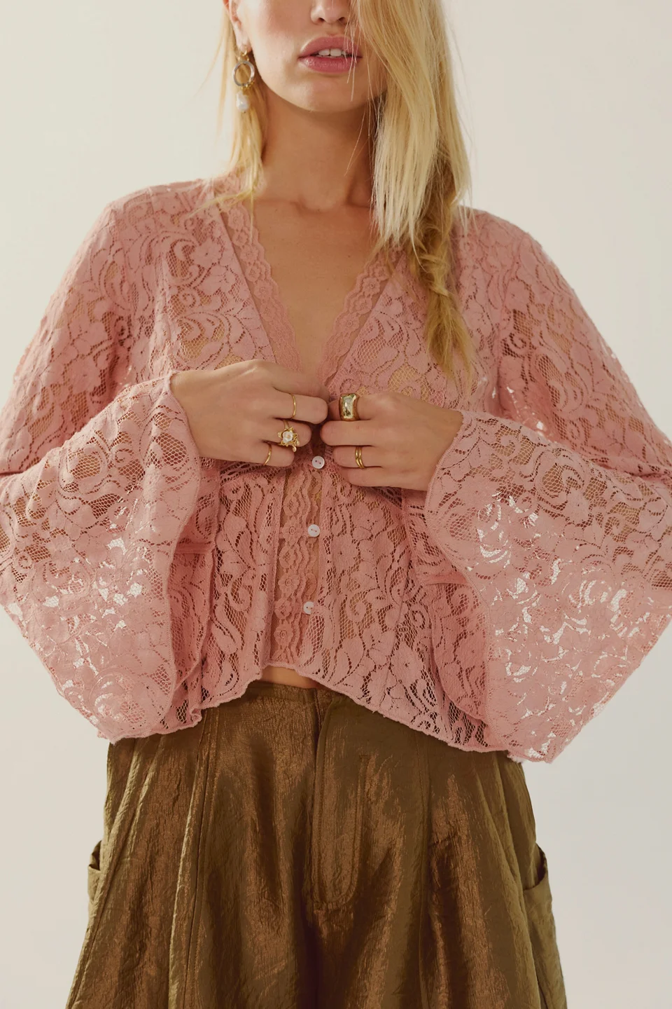 Whispering Love Lace Top - 1
