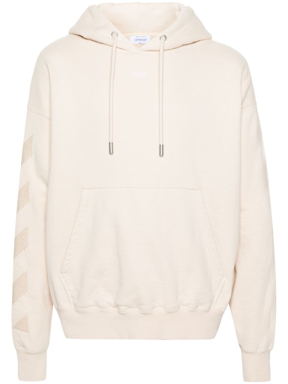 Skate diagonal-striped hoodie - 1