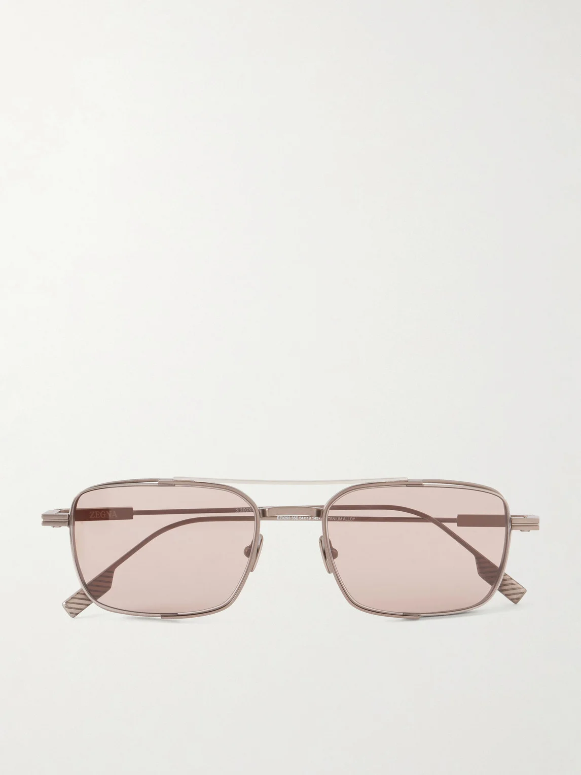 Geometric Round-Frame Titanium Sunglasses - 1