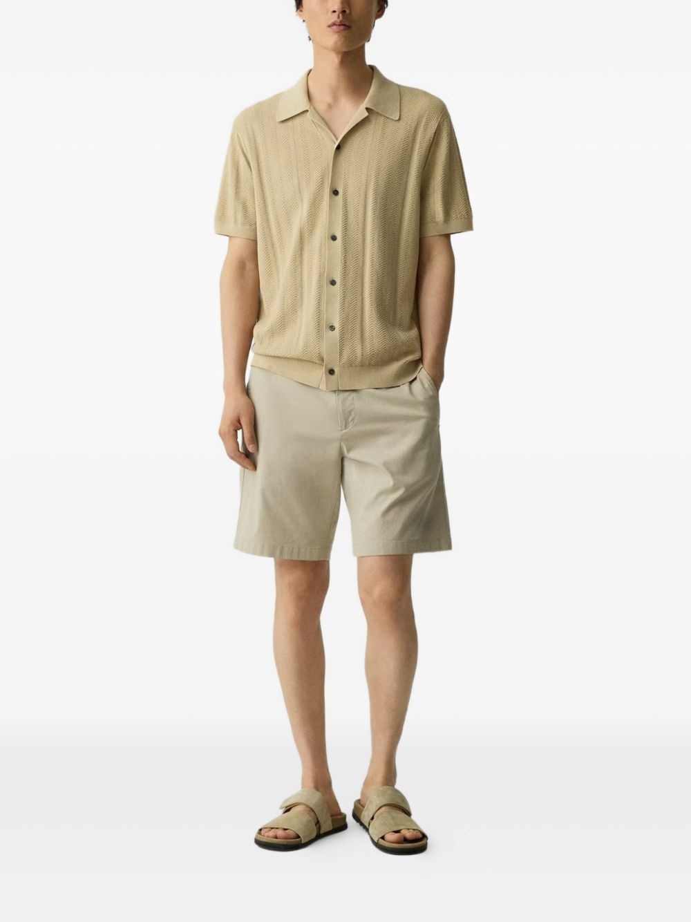 herringbone shirt - 2