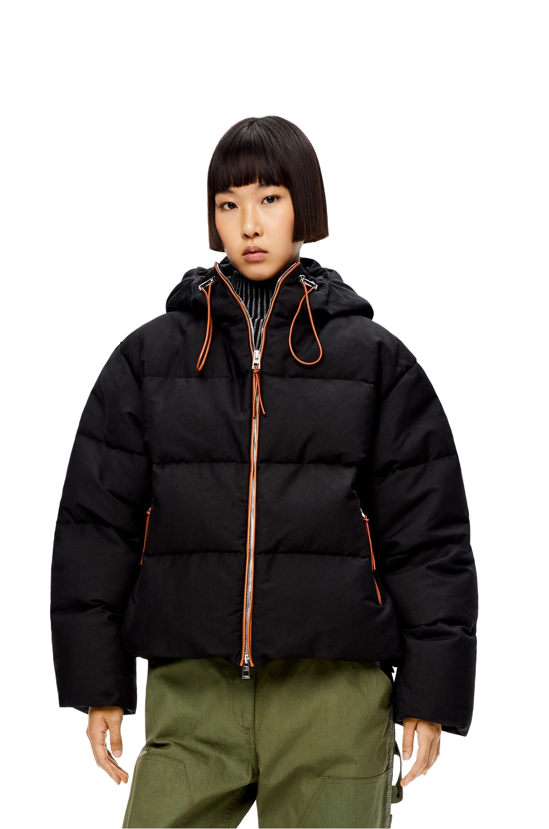 Hooded puffer in cotton - 3