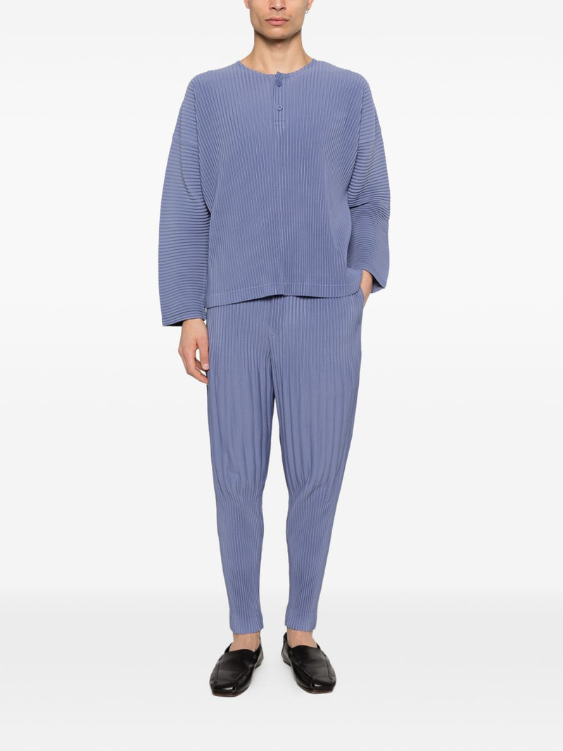 ISSEY MIYAKE February pleated buttoned T-shirt outlook