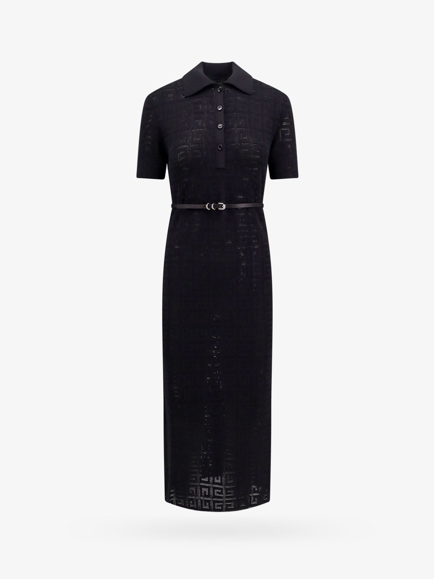 ワンピース GIVENCHY Woman Dress Black BW22AZ20H1 001 Givenchy Womens One Shoulder Draped Long Sleeve Dress Black