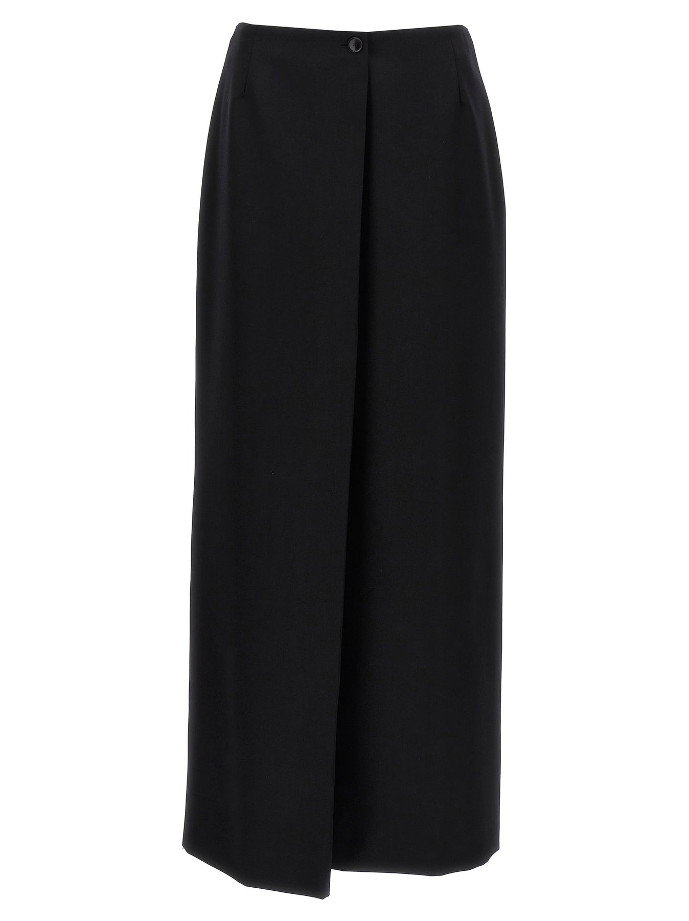 スカート GIVENCHY FW23 Long skirt back slit (BW40RA14RQ 001) Givenchy Long Skirt Back Slit Skirts Black | wananluxury